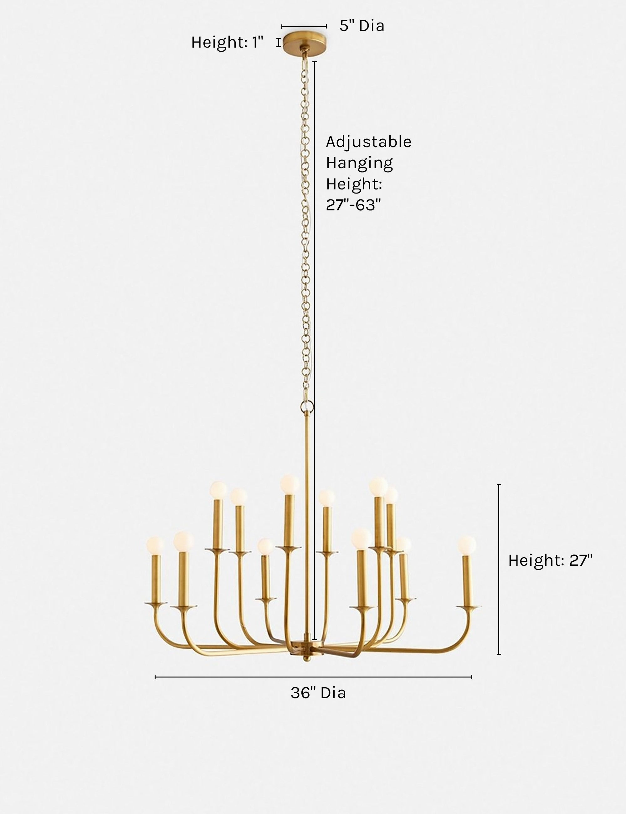 Breck Chandelier by Arteriors