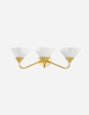 Brennan 3-Light Sconce minimalist reading light