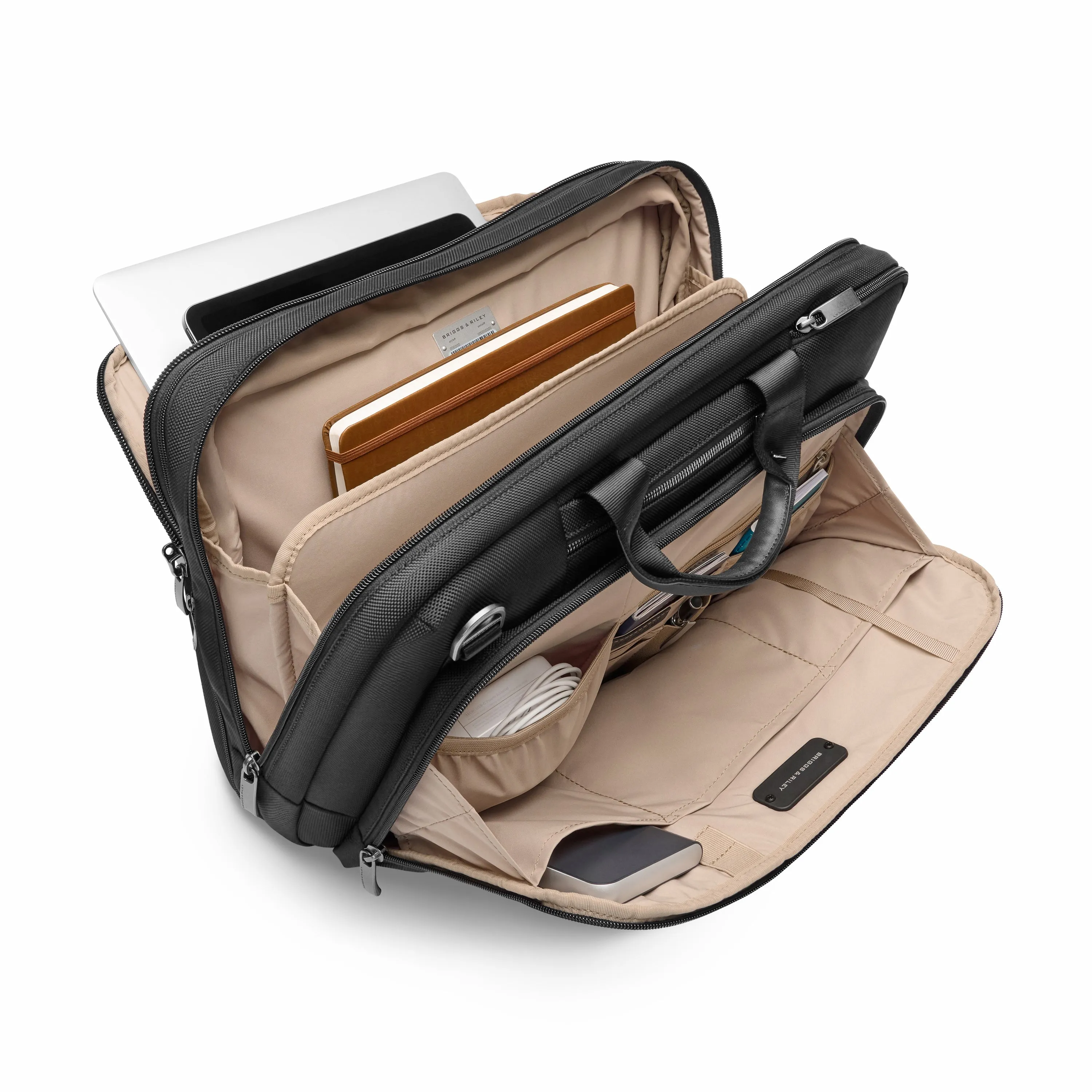 Briggs & Riley @WORK Large Expandable Brief Bags Briggs-Riley