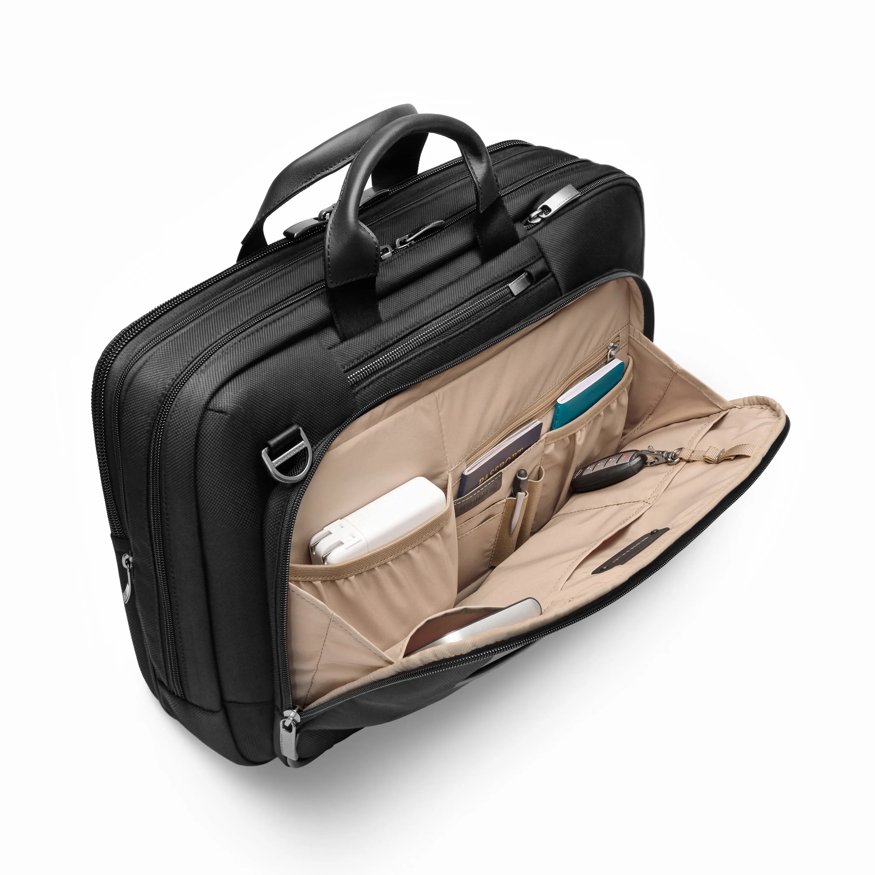 Briggs & Riley @WORK Large Expandable Brief Bags Briggs-Riley