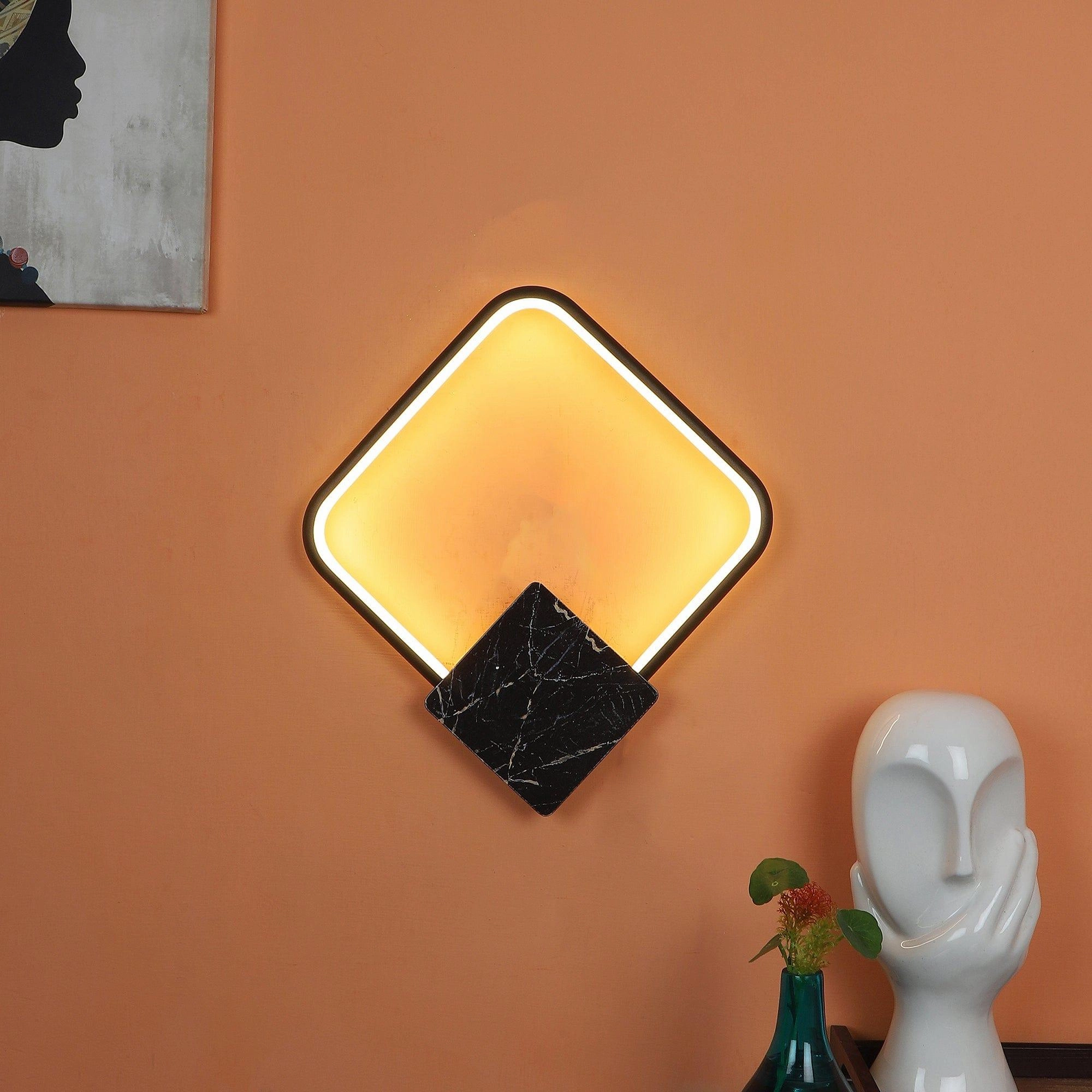 Brown And White Iron Wall Light vintage desk lamp
