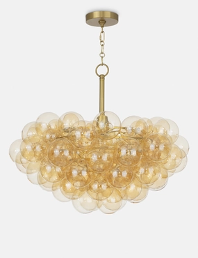 Bubbles Chandelier by Regina Andrew flowerpot LED lamp