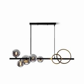 Bubi Glass Chandelier flowerpot LED lamp