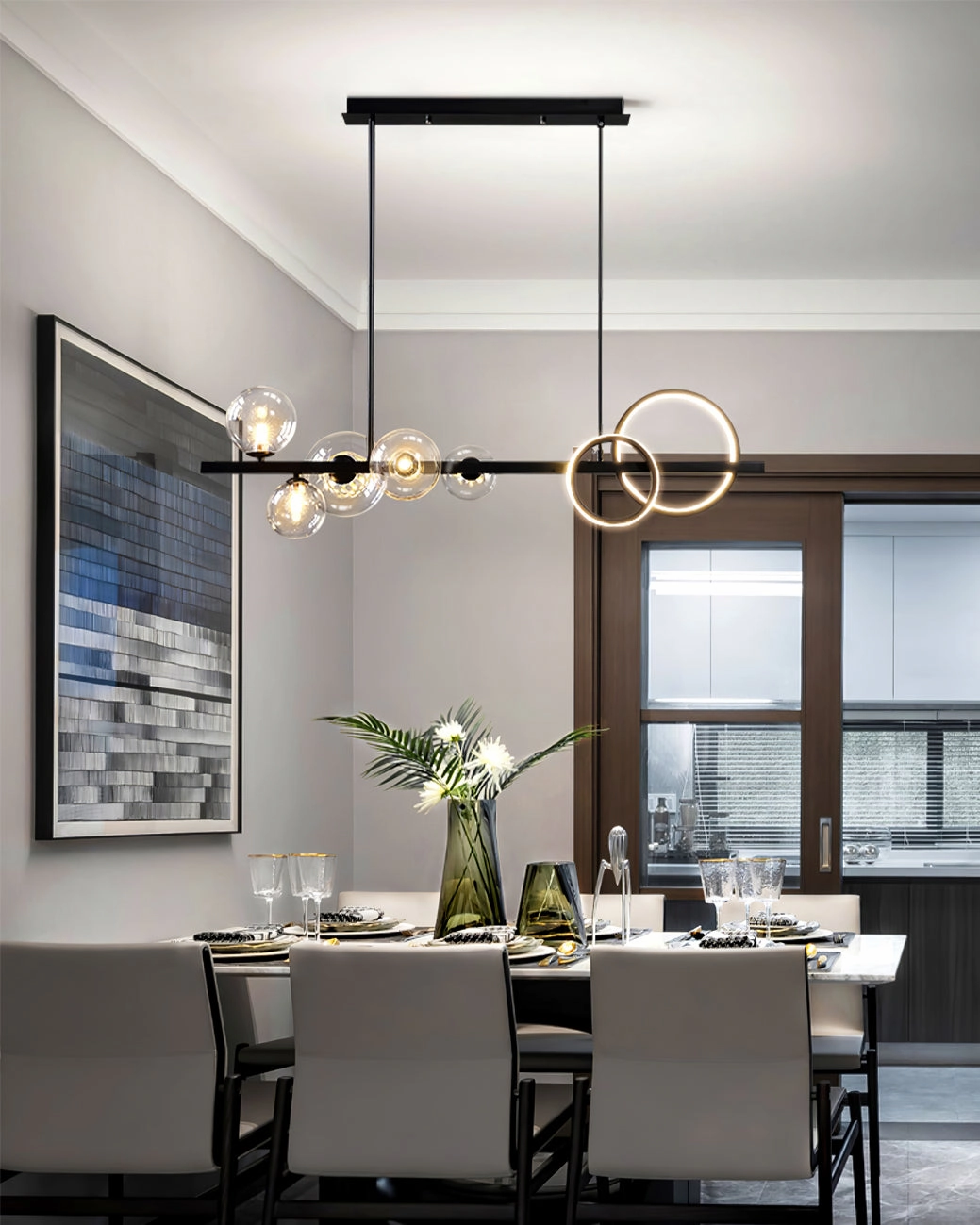 Bubi Glass Chandelier
