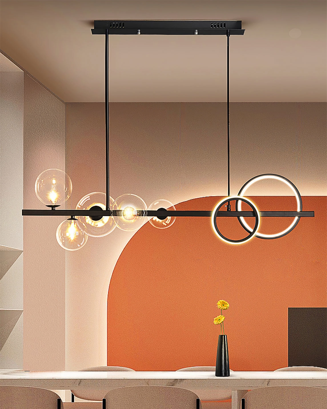 Bubi Glass Chandelier