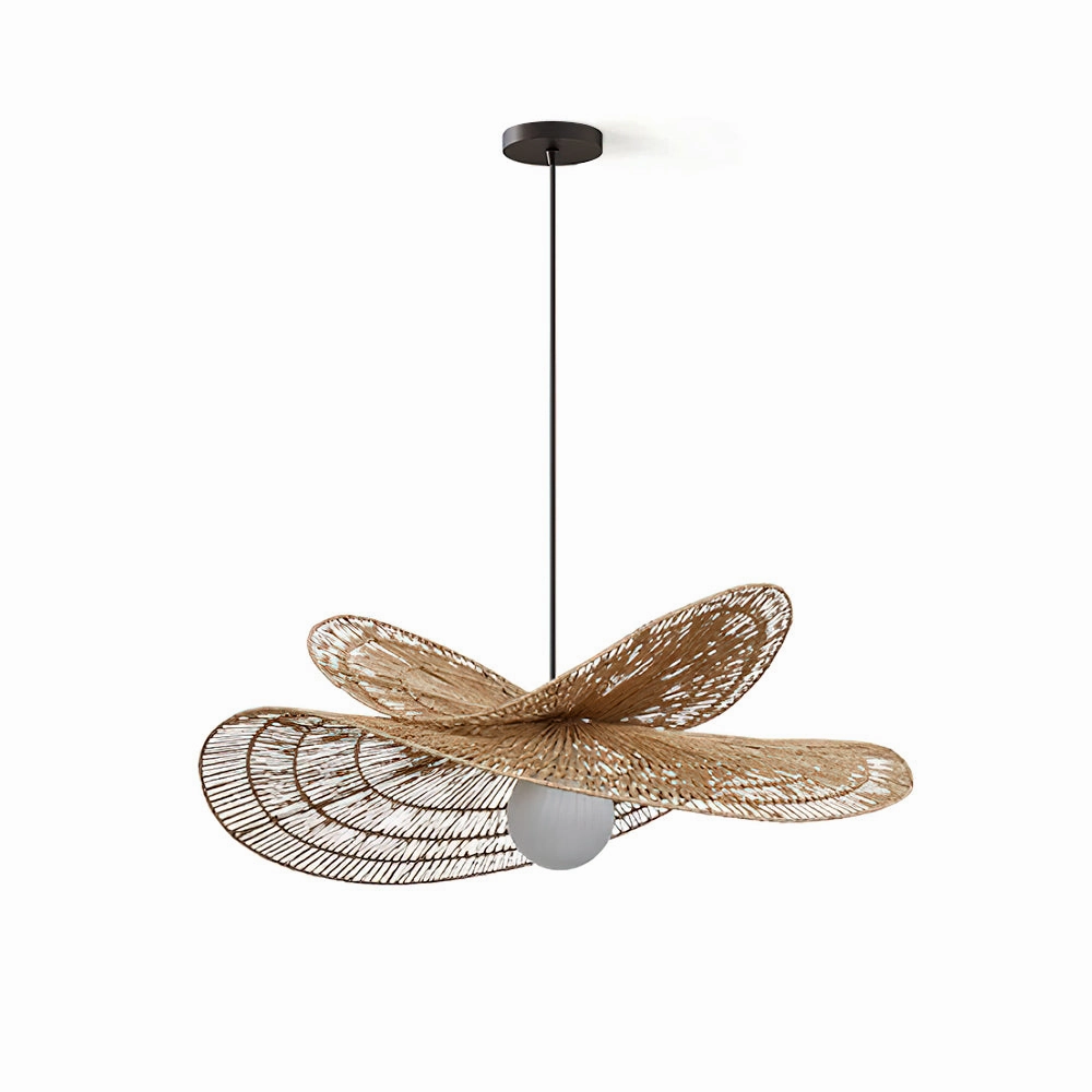 Bukolische Rattan Pendant Lamp minimalist ceiling light