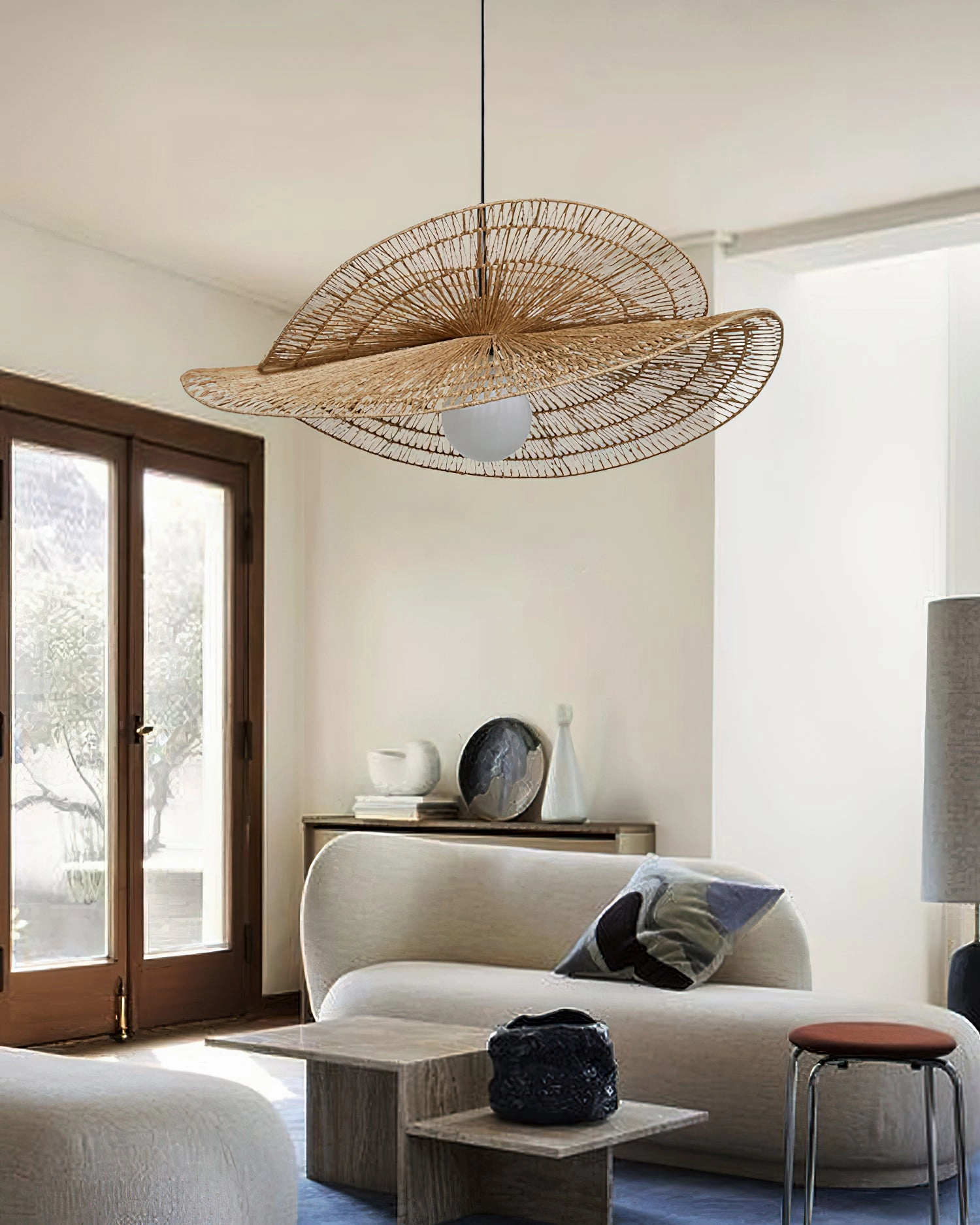 Bukolische Rattan Pendant Lamp