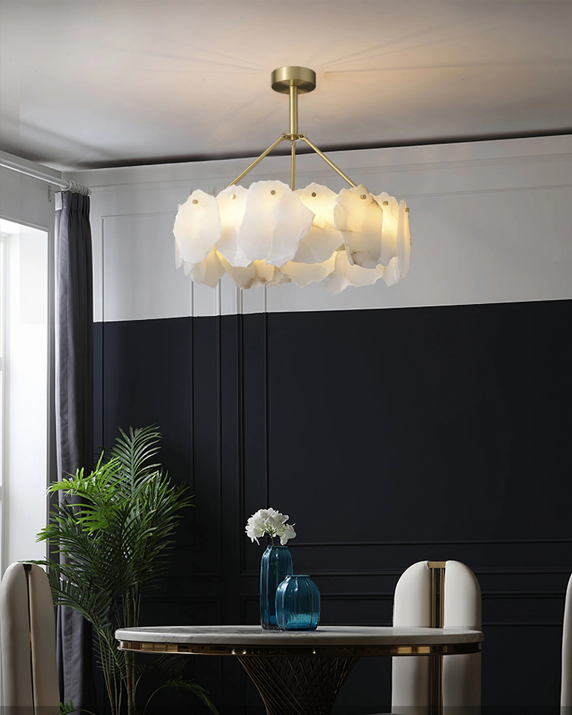 Burton Alabaster Chandelier