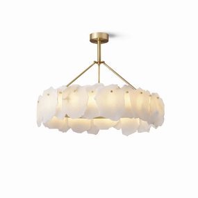 Burton Alabaster Chandelier flowerpot LED lamp