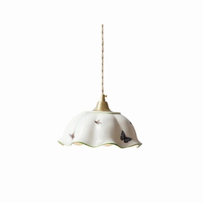 Butterfly Ceramic Pendant Lamp minimalist ceiling light