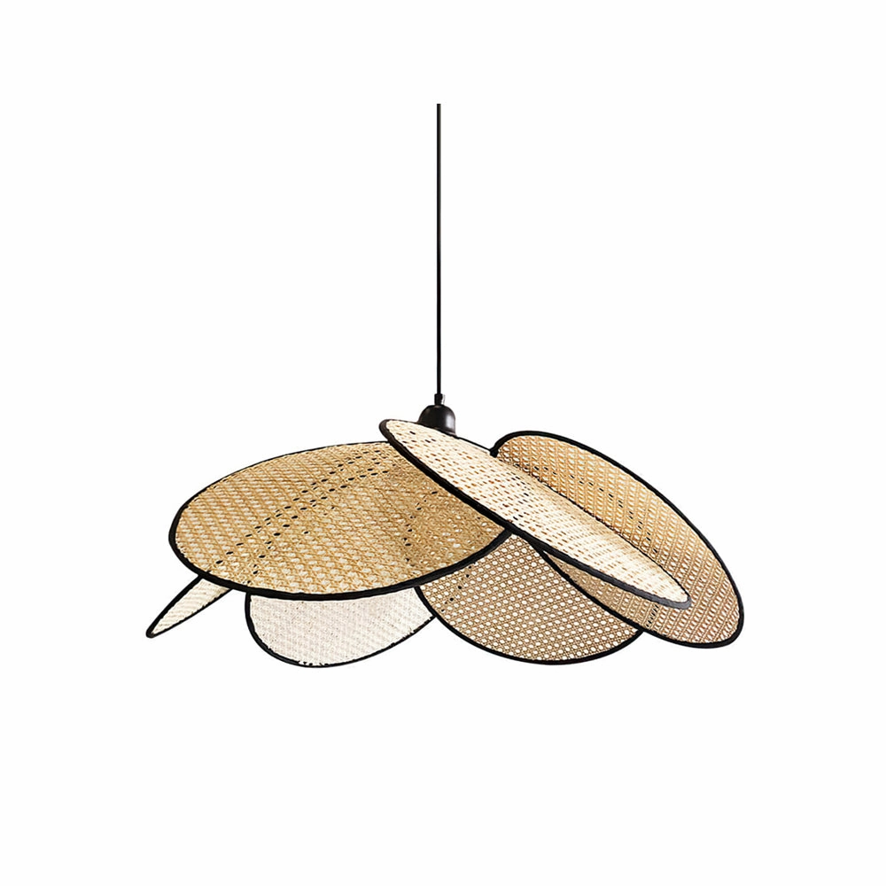 Campbell Rattan Pendant Lamp minimalist ceiling light