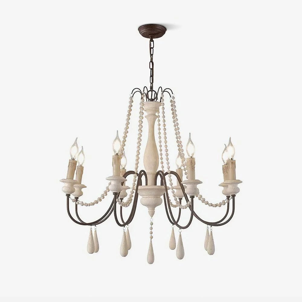 Candle Style Beaded Chandelier modern modeling table light