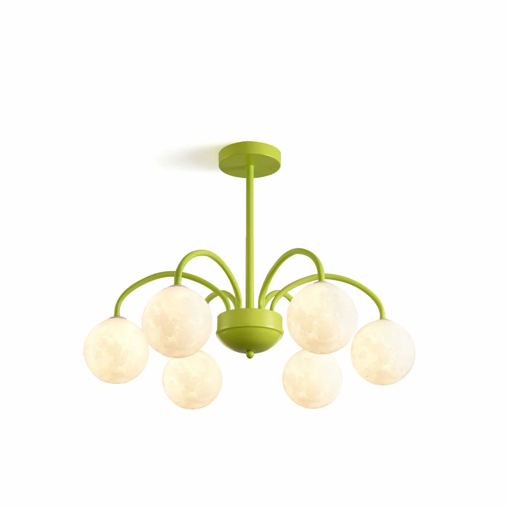 Carisa Moon Chandelier flowerpot LED lamp