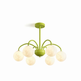 Carisa Moon Chandelier flowerpot LED lamp