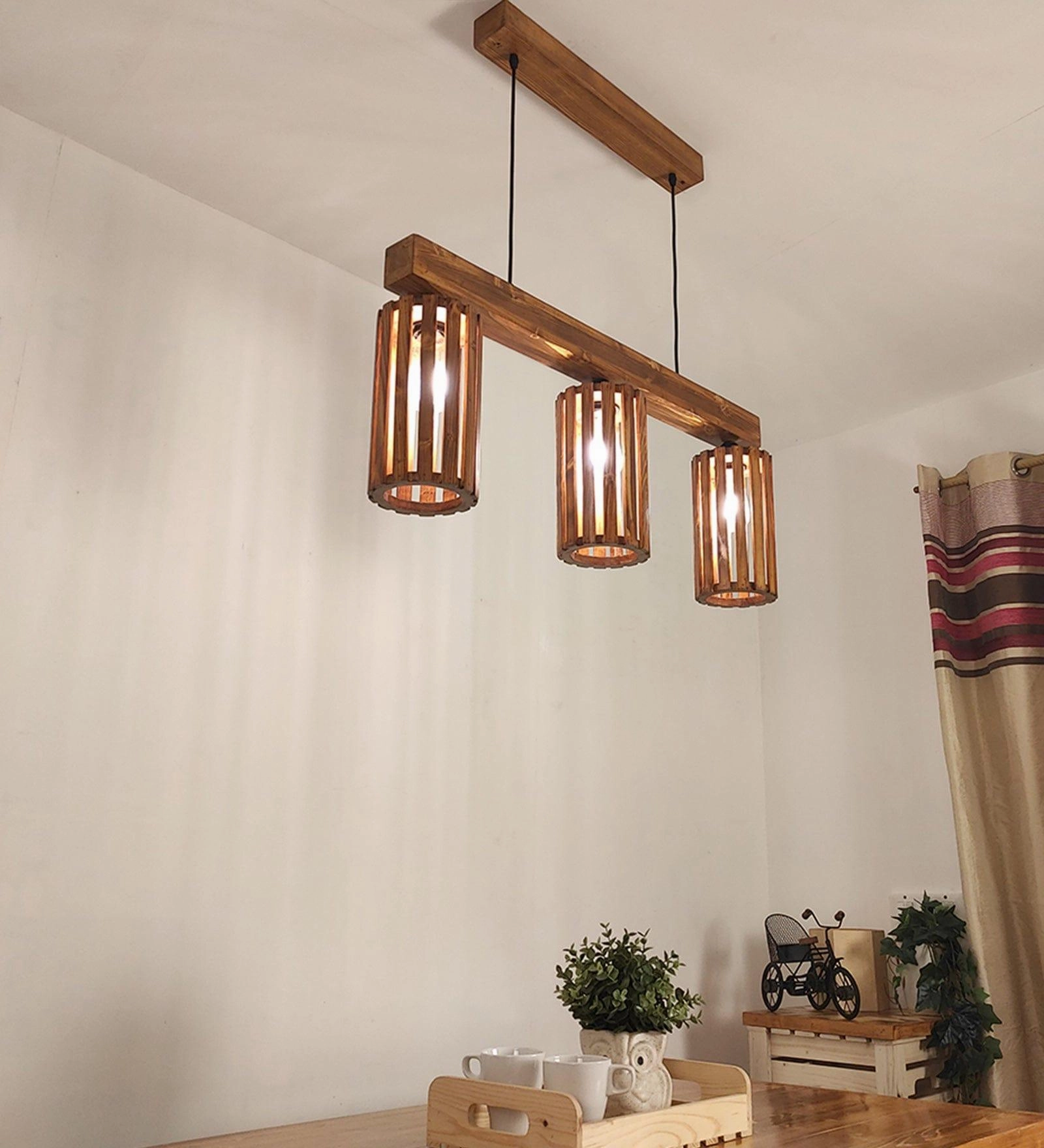 Casa Brown 3 Series Hanging Lamp (BULB NOT INCLUDED)