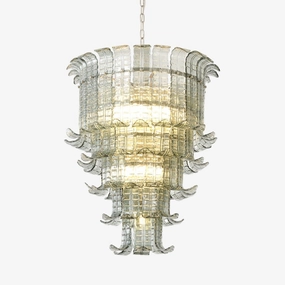 Cascade Murano Chandelier modern modeling table light
