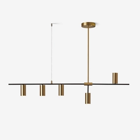 Cassandra Linear Chandelier modern modeling table light