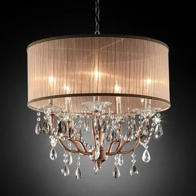 CECELIA Ceiling Lamp, Hanging Crystal mini decorative bulb