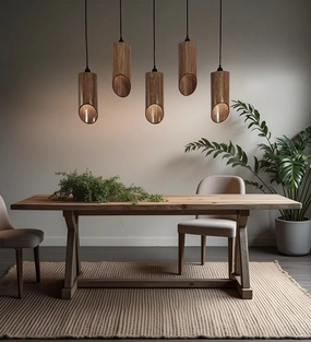 Cedar Brown 5 Series Hanging Lamp (BULB NOT INCLUDED) contemporary ceiling fixture