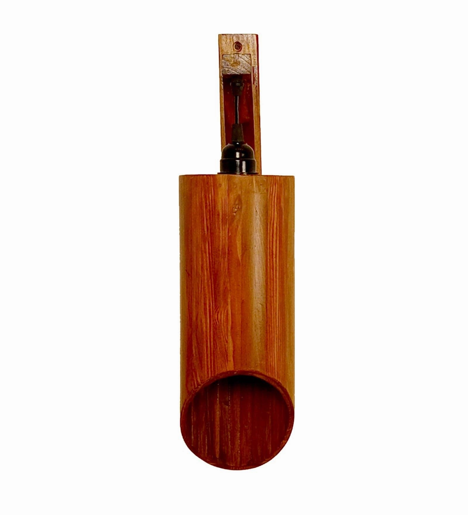 Cedar L Brown Wooden Wall Light (BULB NOT INCLUDED)