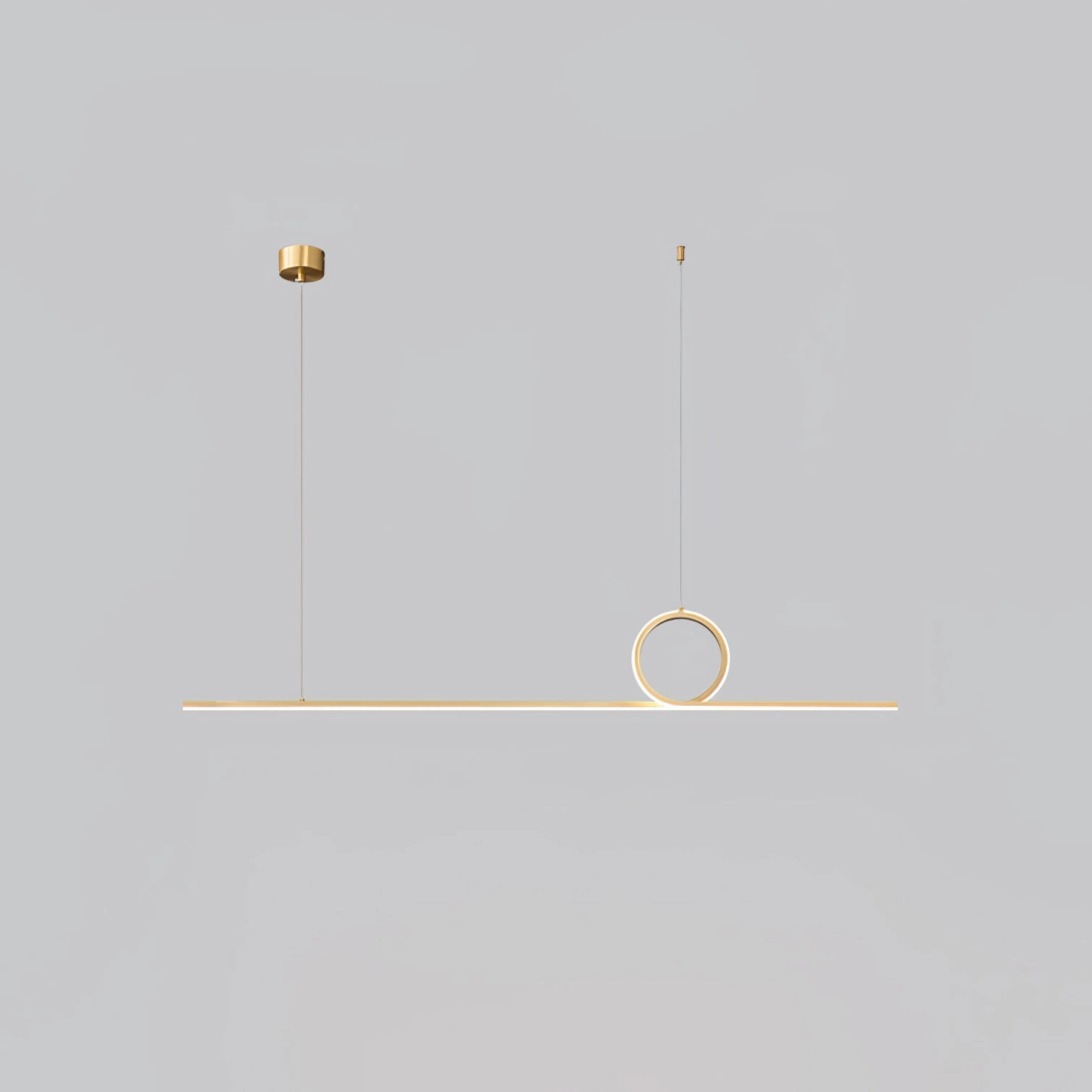 Centre Loop Linear Pendant Lamp
