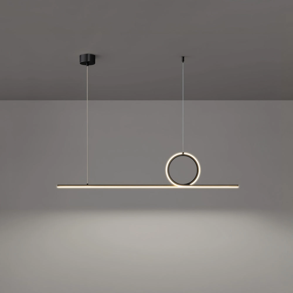 Centre Loop Linear Pendant Lamp