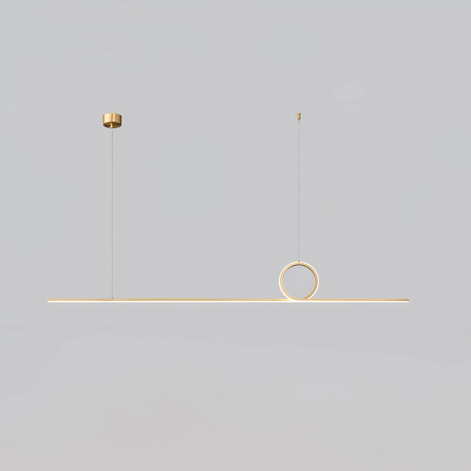 Centre Loop Linear Pendant Lamp