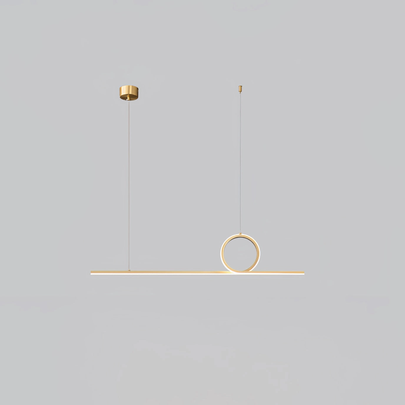 Centre Loop Linear Pendant Lamp