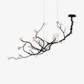 Ceramic Flower Chandelier modern modeling table light