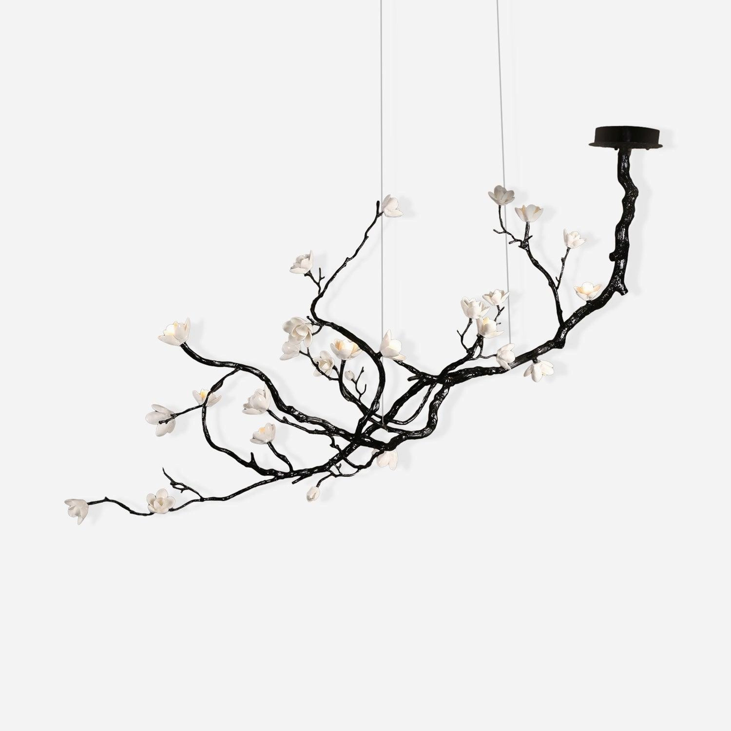 Ceramic Flower Chandelier modern modeling table light