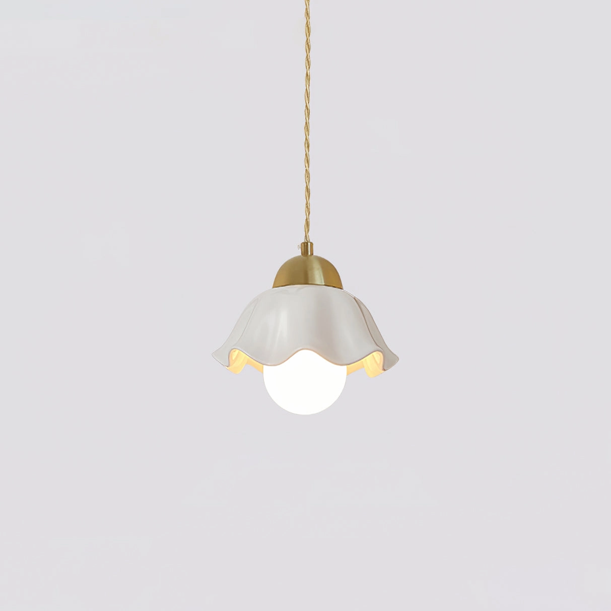 Ceramics Floral Pendant Light