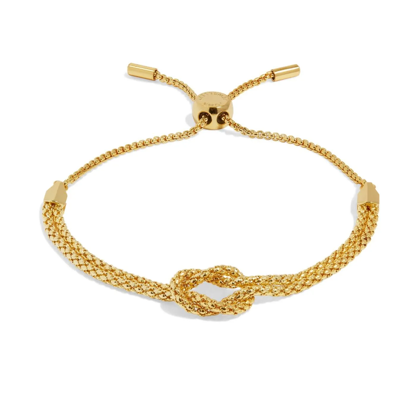 Chain Knot Bar Gold Plated Bracelet 7891 Joma Jewellery