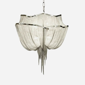 Chains Shimmering Chandelier modern modeling table light
