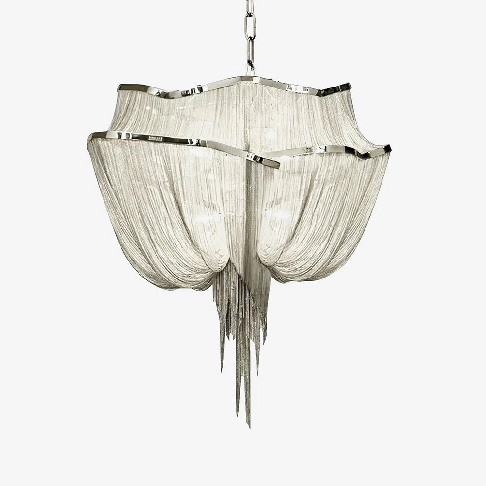 Chains Shimmering Chandelier modern modeling table light