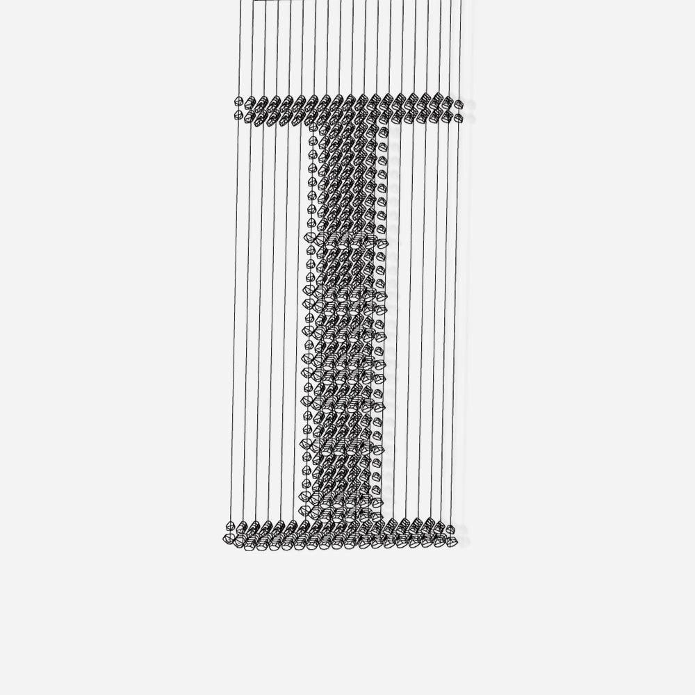 Charcoal Chandeliers I modern modeling table light