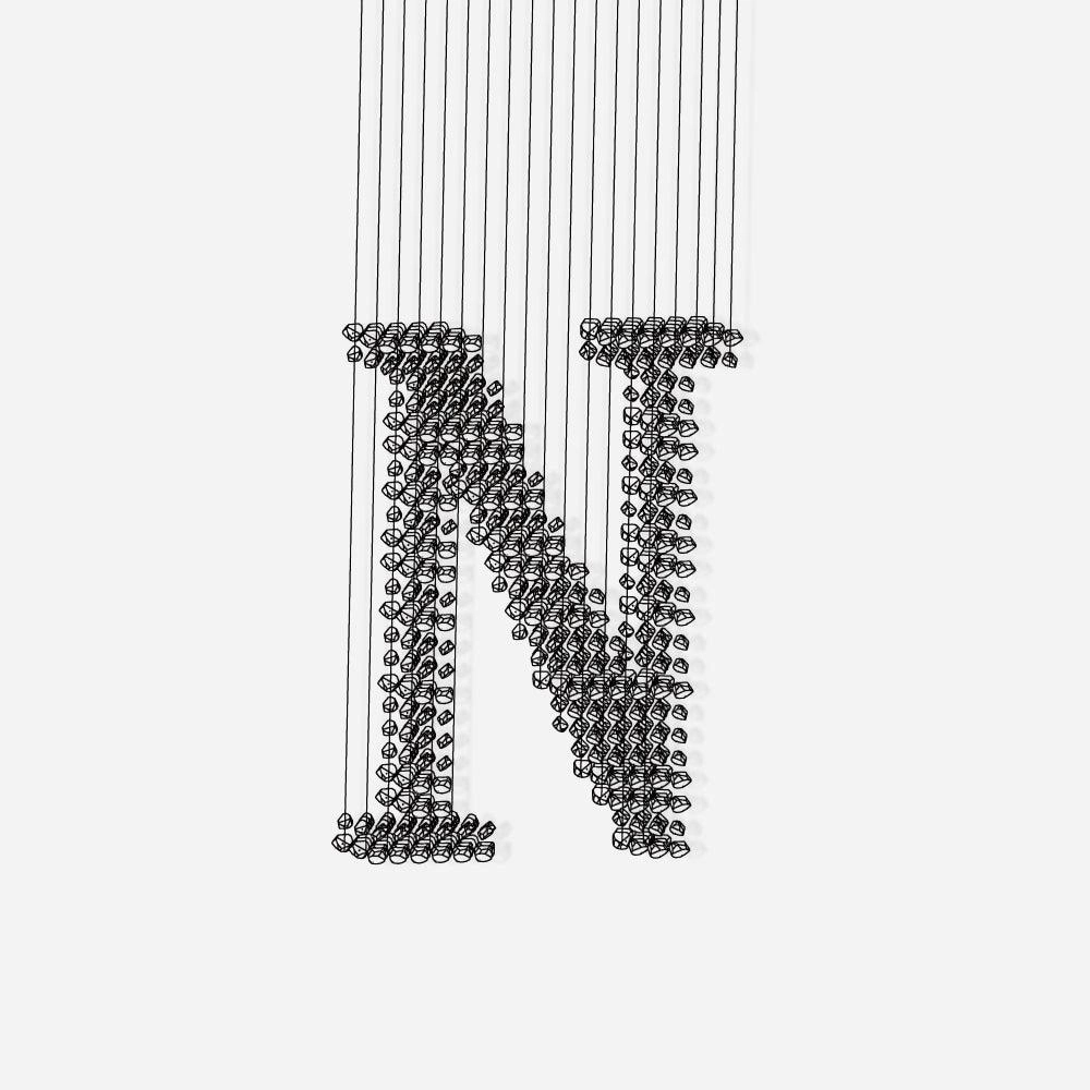 Charcoal Chandeliers N modern modeling table light