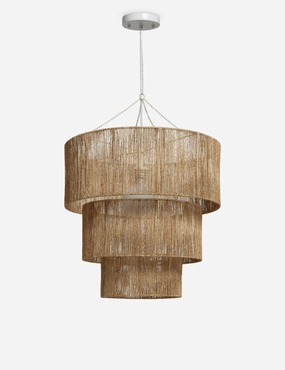 Chavette Chandelier, Natural ambient lighting fixture