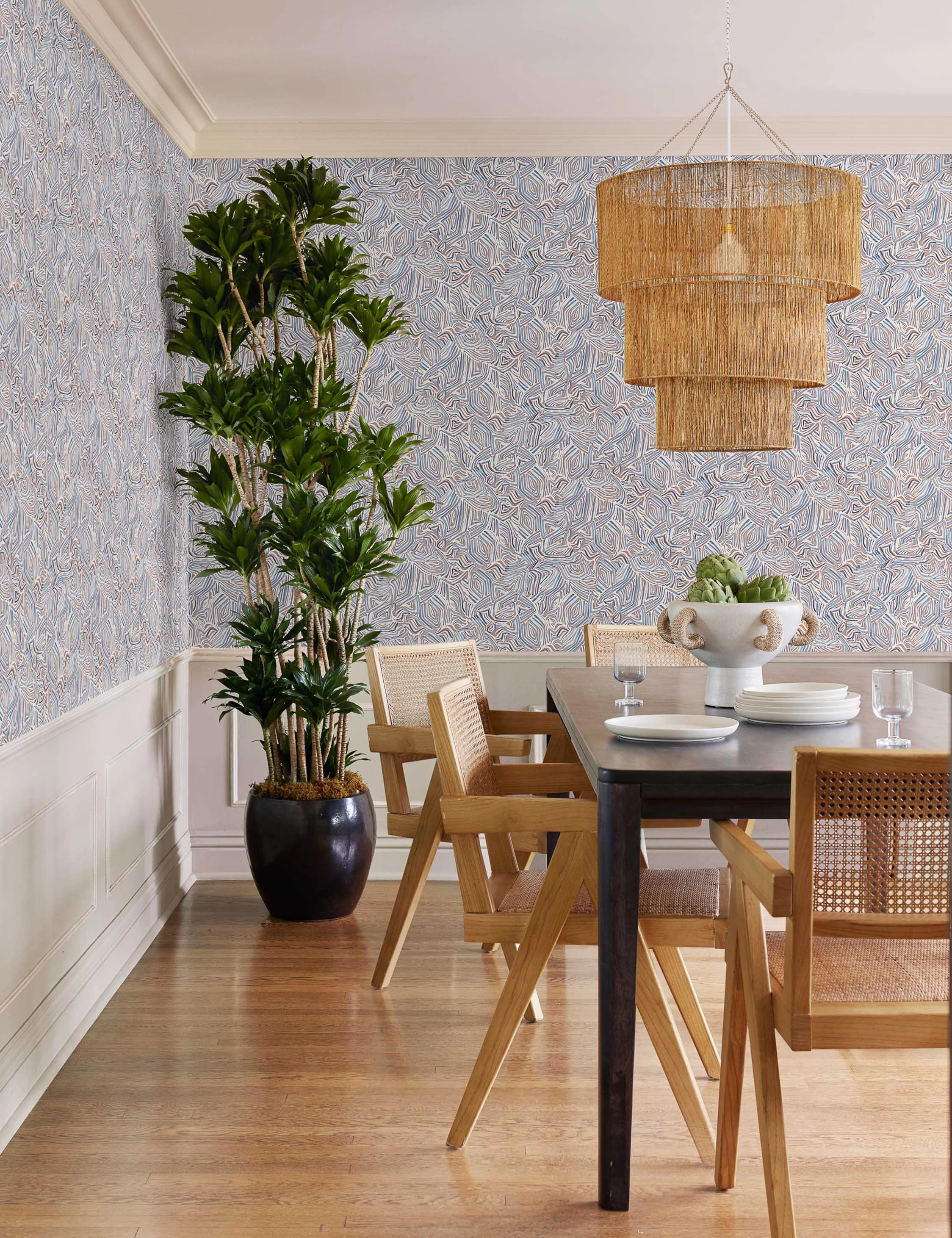 Chavette Chandelier, Natural