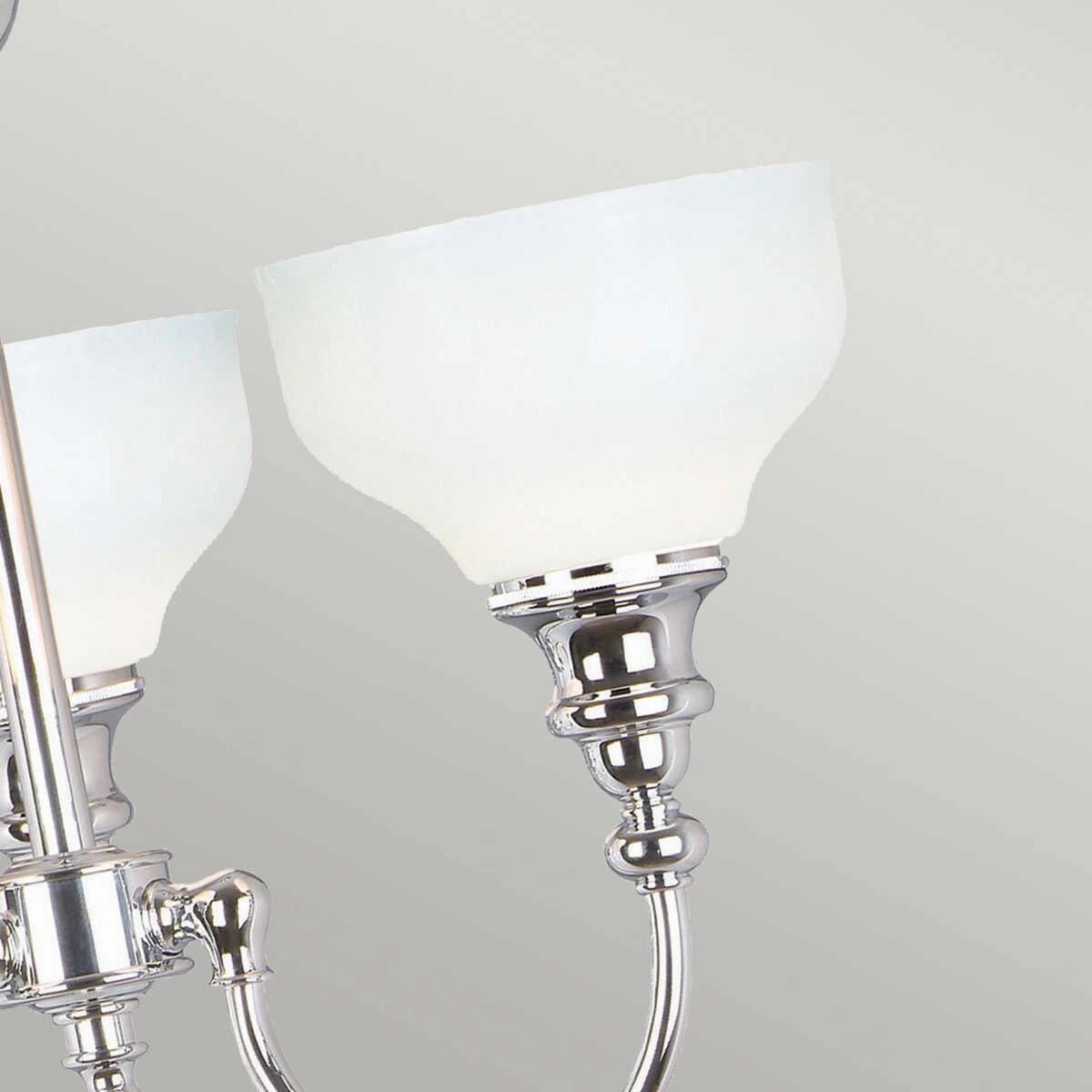 Cheadle Chrome 3 Light Bathroom Ceiling Semi-Flush