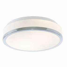 Cheese Bathroom IP44 2 Light Ceiling Flush White Glass Shade simple ceiling design light