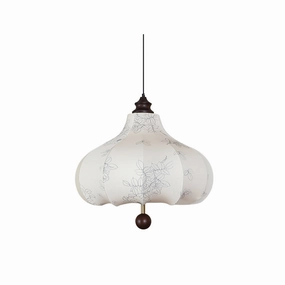Chestnut Fabric Pendant Lamp minimalist ceiling light