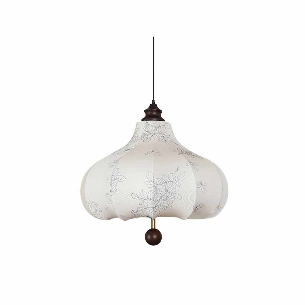 Chestnut Fabric Pendant Lamp minimalist ceiling light