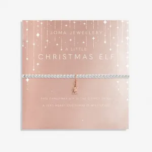 Christmas Christmas Elf Silver 15.5cm Stretch Bracelet C704 Joma Jewellery