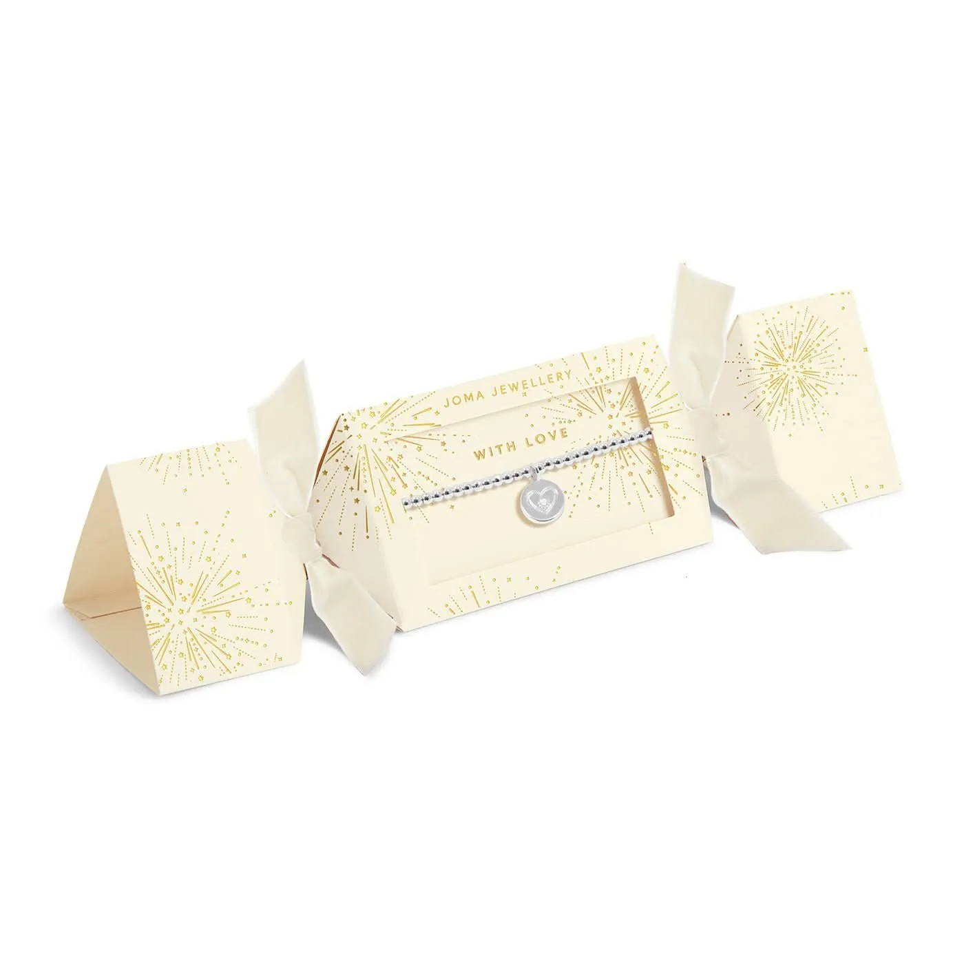 Christmas Cracker With Love Silver Plated Bracelet 7685 Joma Jewellery