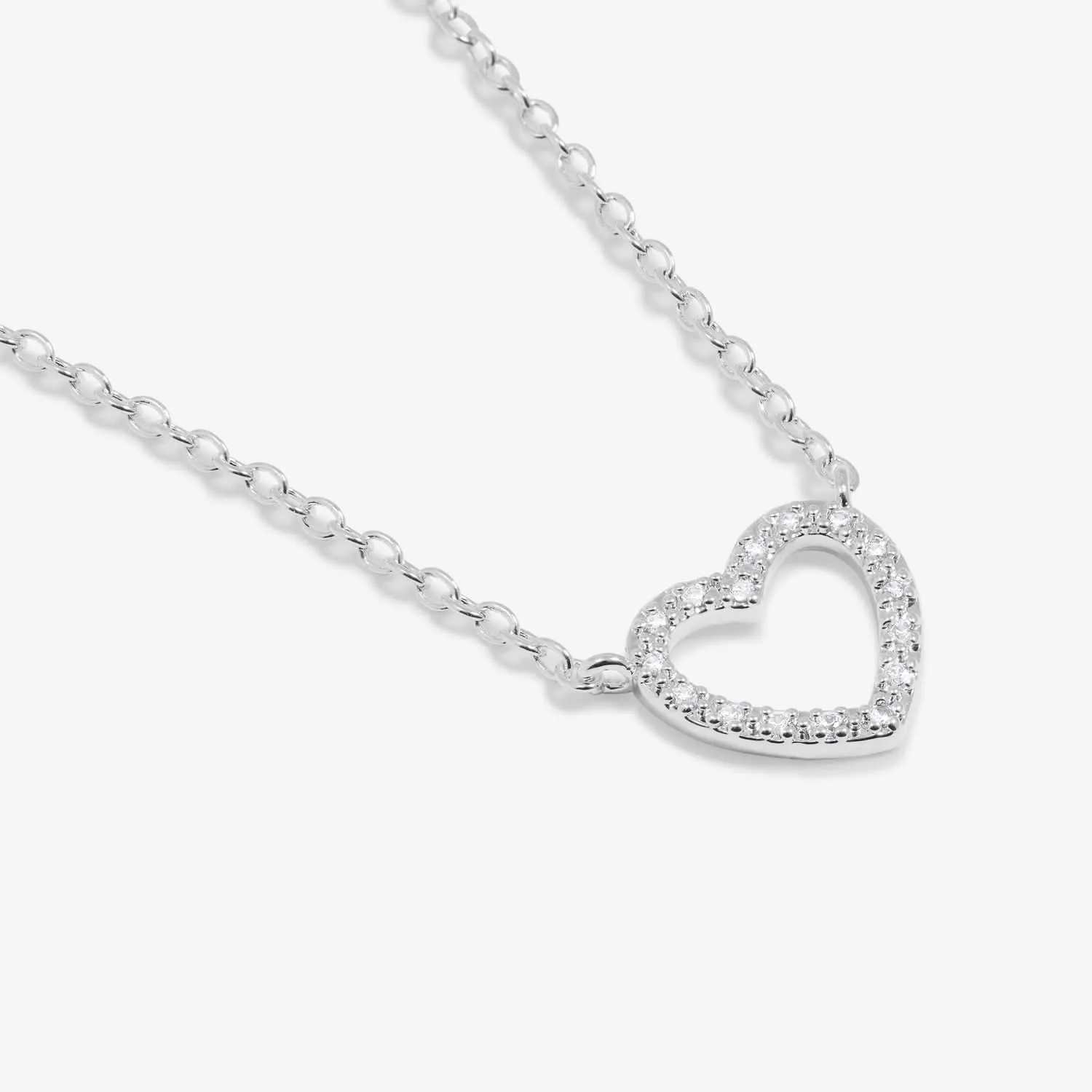 Christmas Cracker With Love Silver Plated Necklace 7691 Joma Jewellery