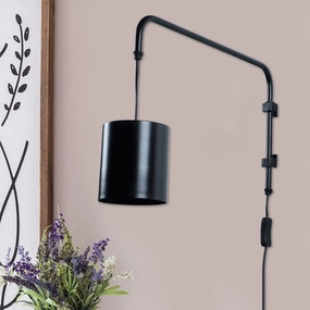 Cicero Black Metal Wall Light by SS Lightings vintage desk lamp