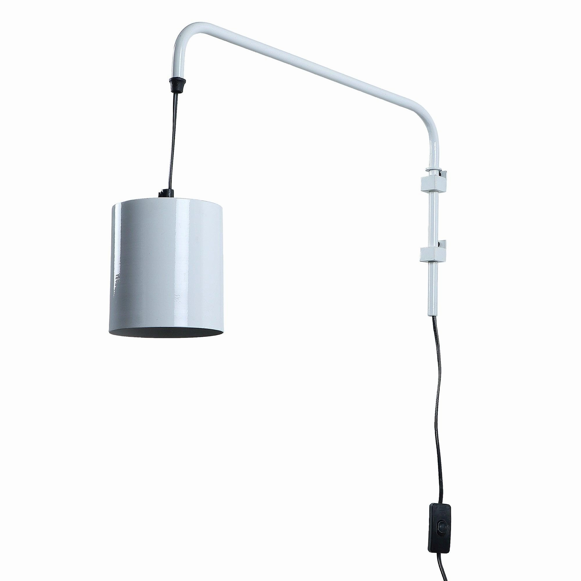 Cicero White Metal Wall Light by SS Lightings