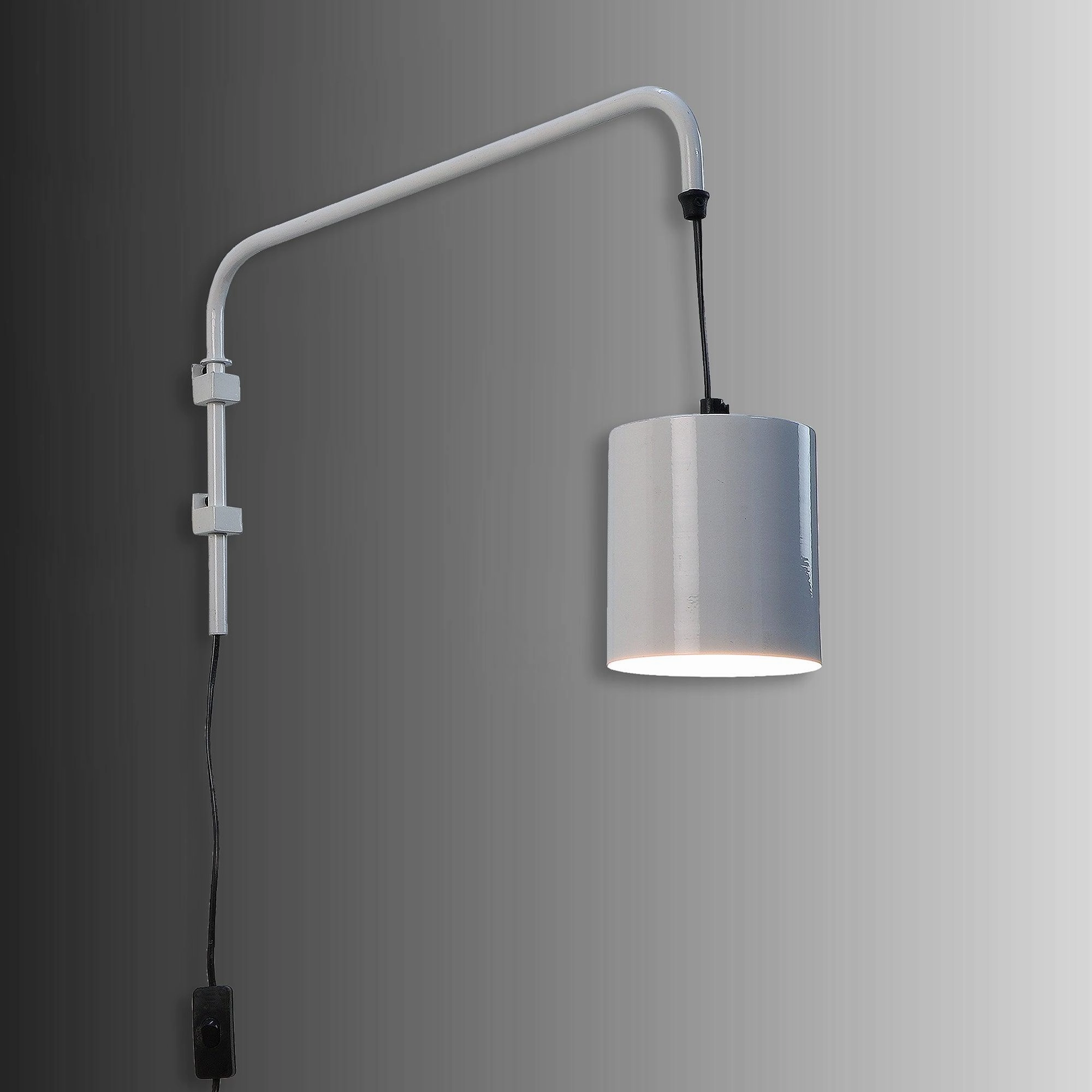 Cicero White Metal Wall Light by SS Lightings