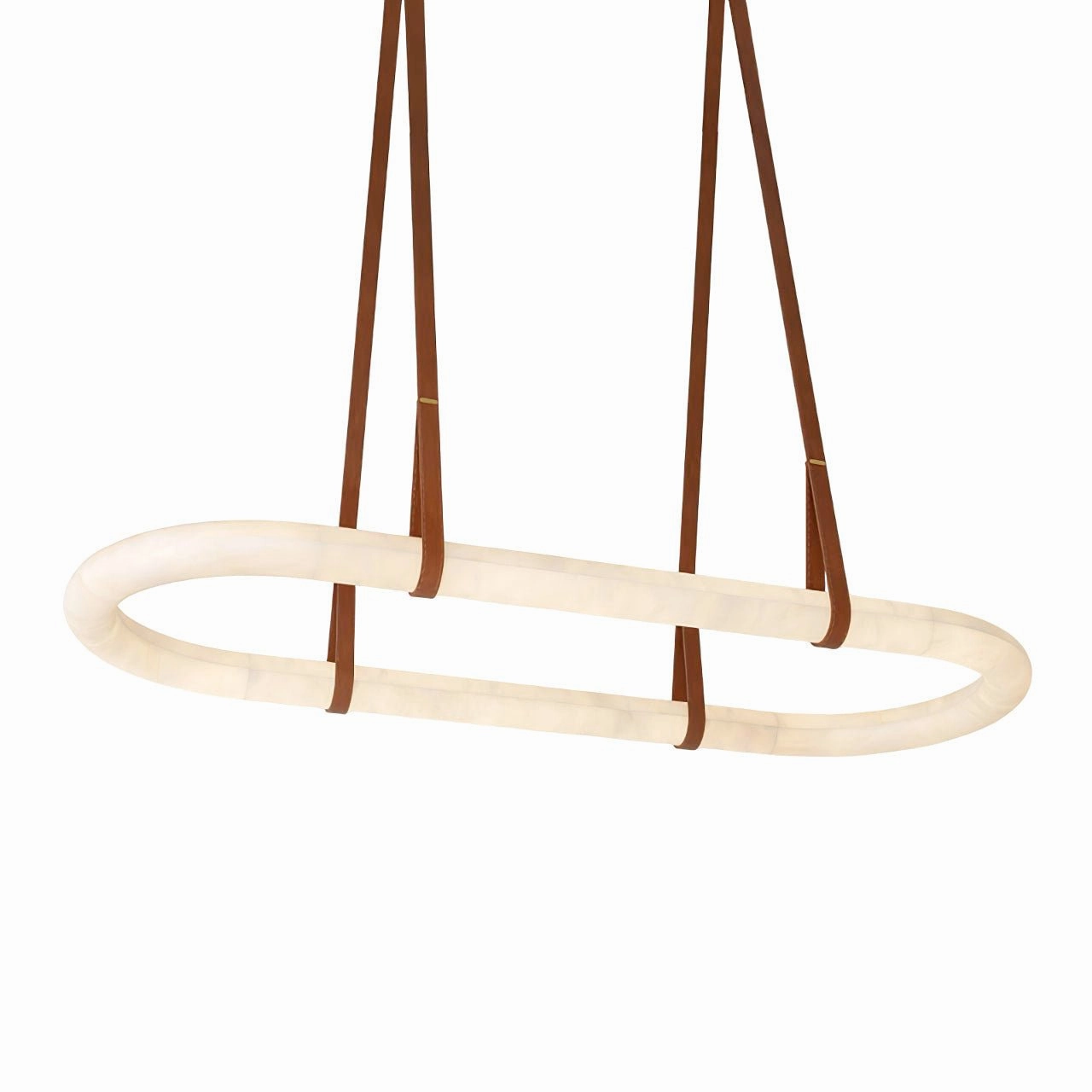 Circle Alabaster Chandelier