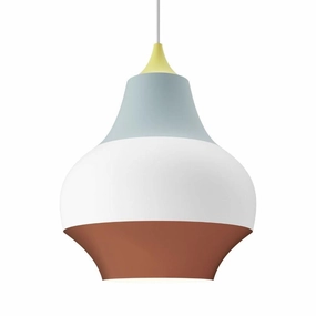 Cirque 380 Gul Top - Pendel flush mount chandelier